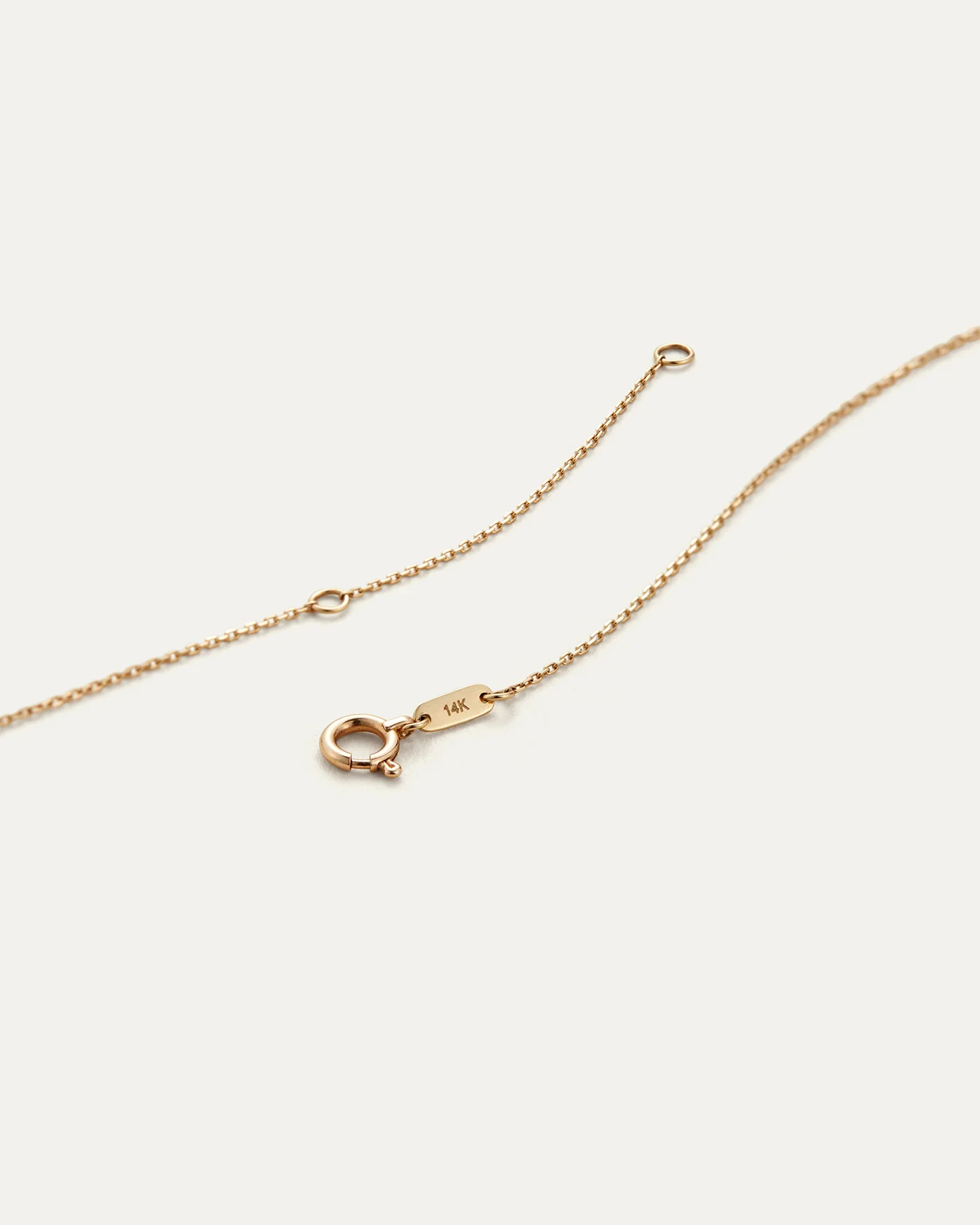 14K Gold Bubble Letter Necklace - A - Image 3