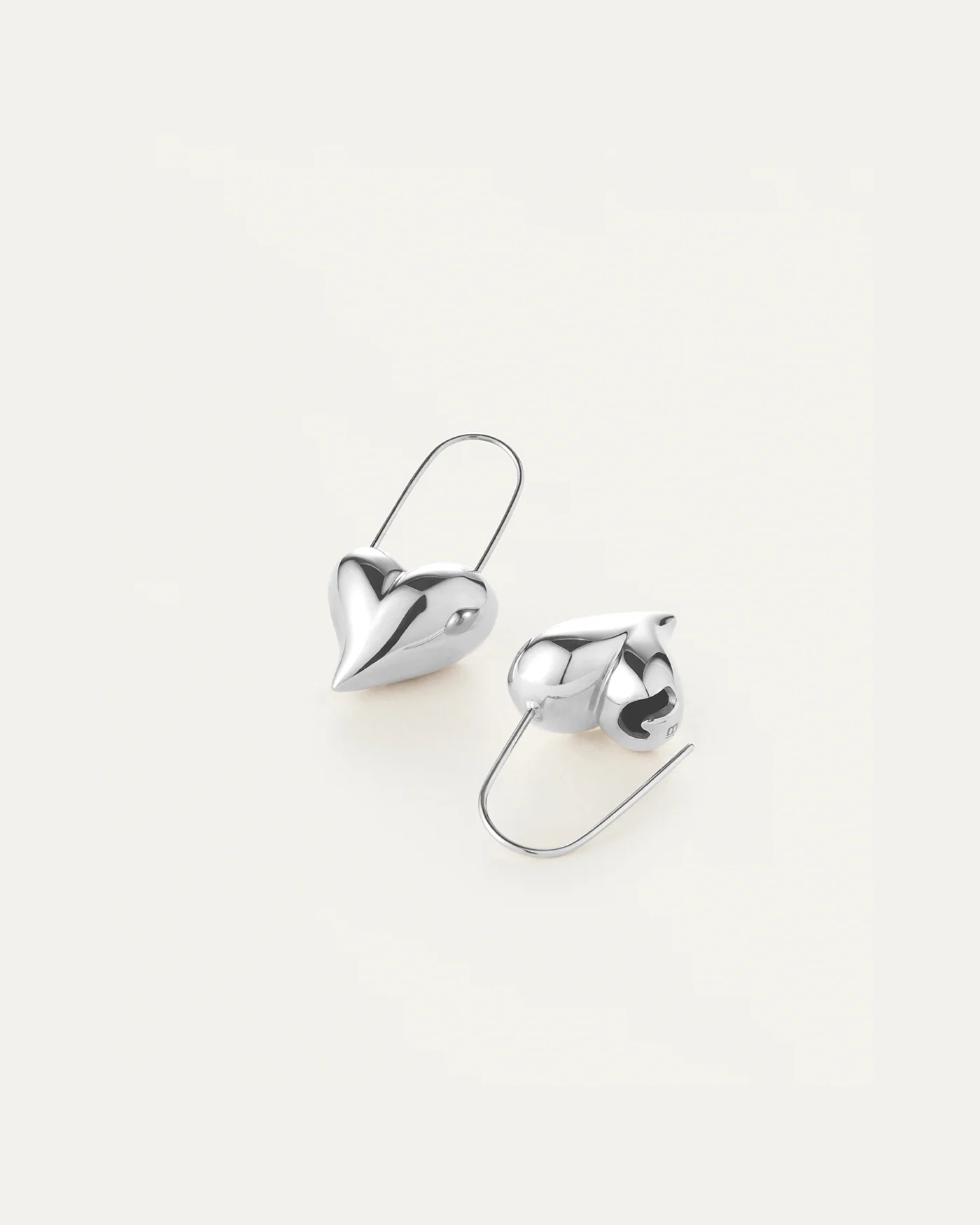 Celeste Heart Earrings - Image 3