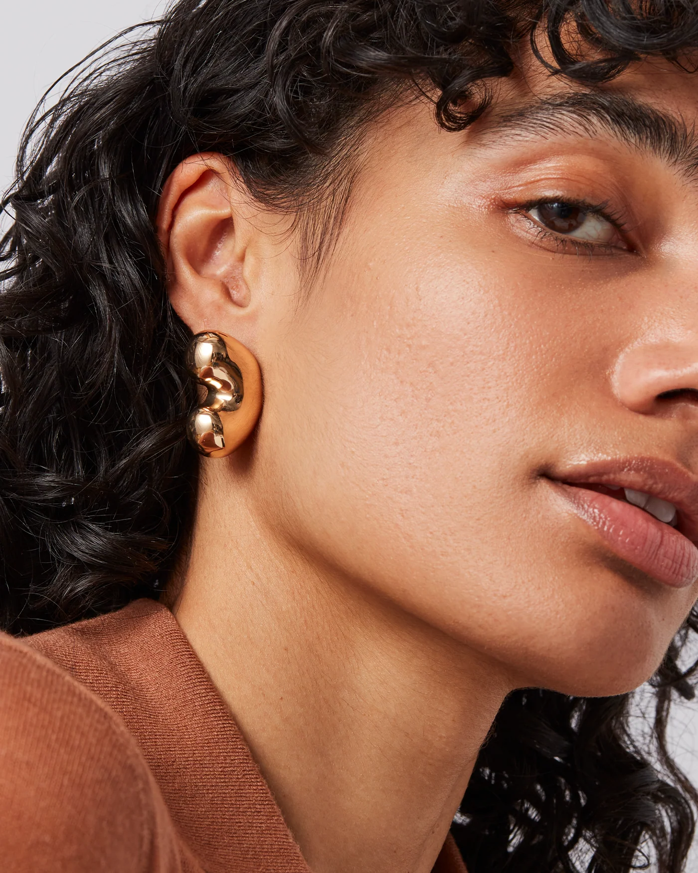 Eliza Puff Earrings - Image 2