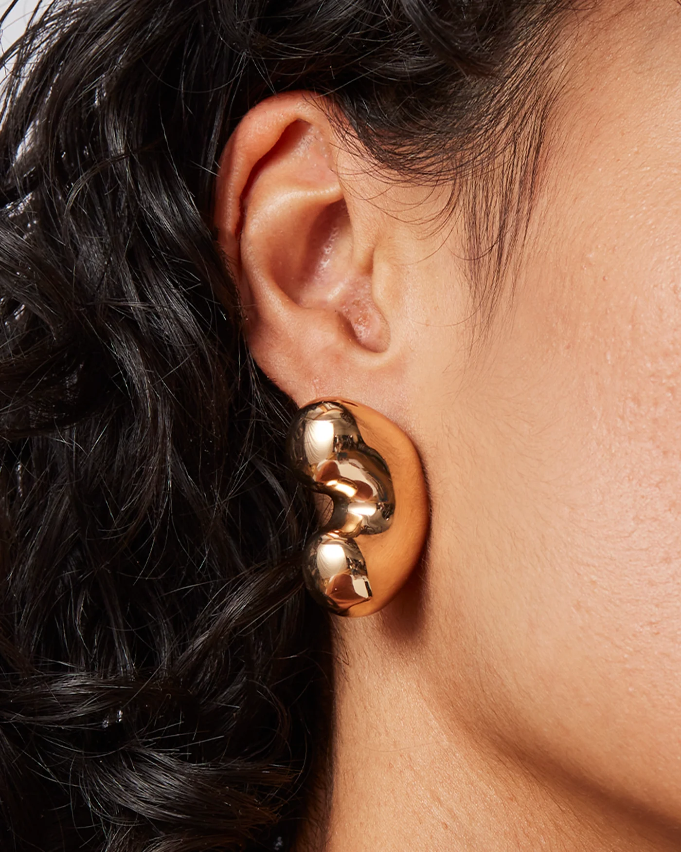 Eliza Puff Earrings - Image 4
