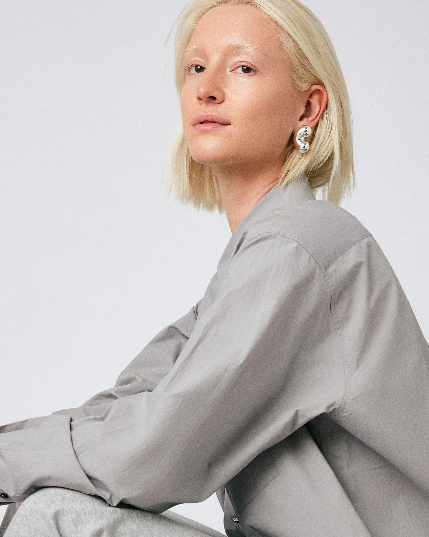 Eliza Puff Earrings - Image 2