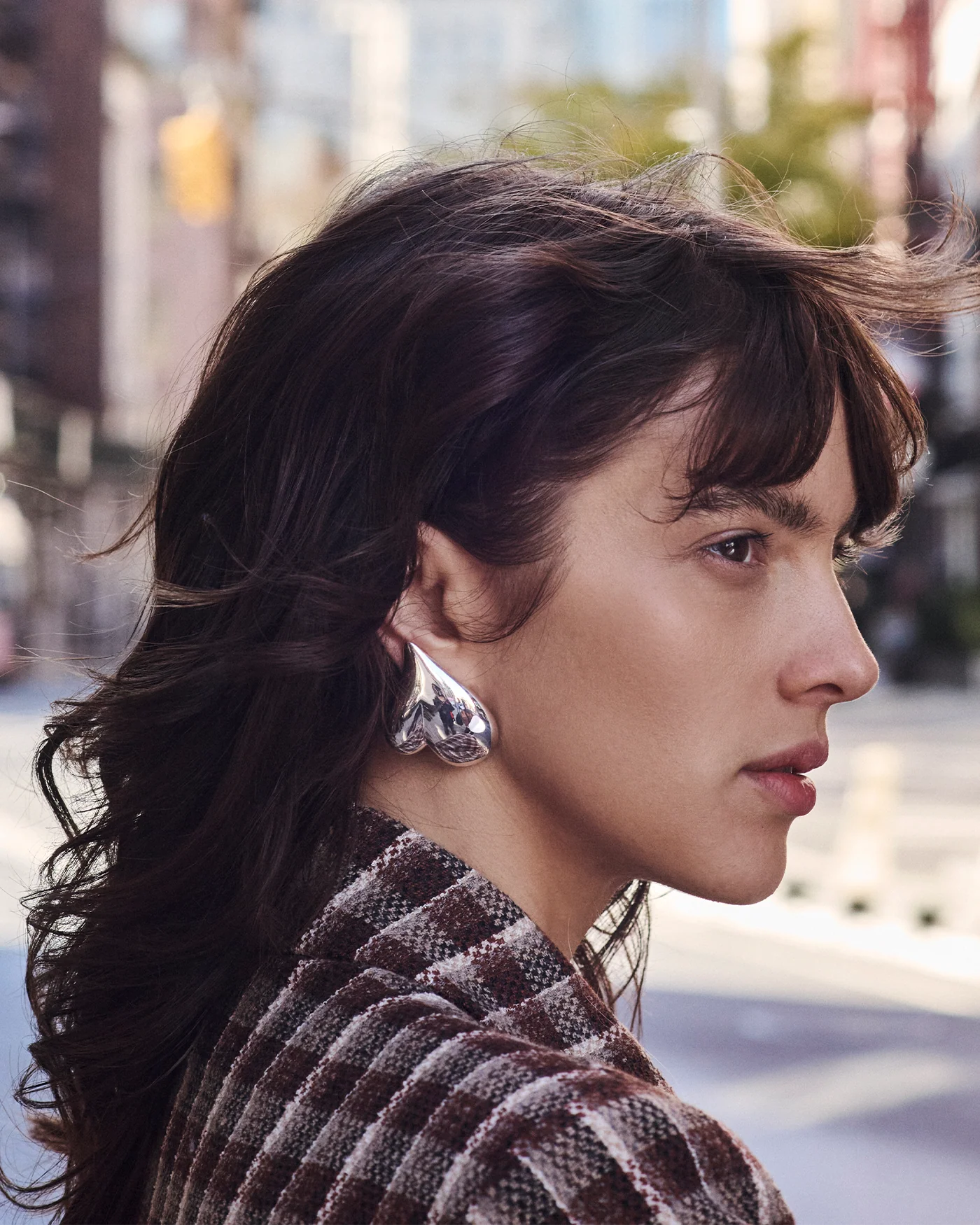 Mega Art Heart Button Clip On Earrings - Image 2