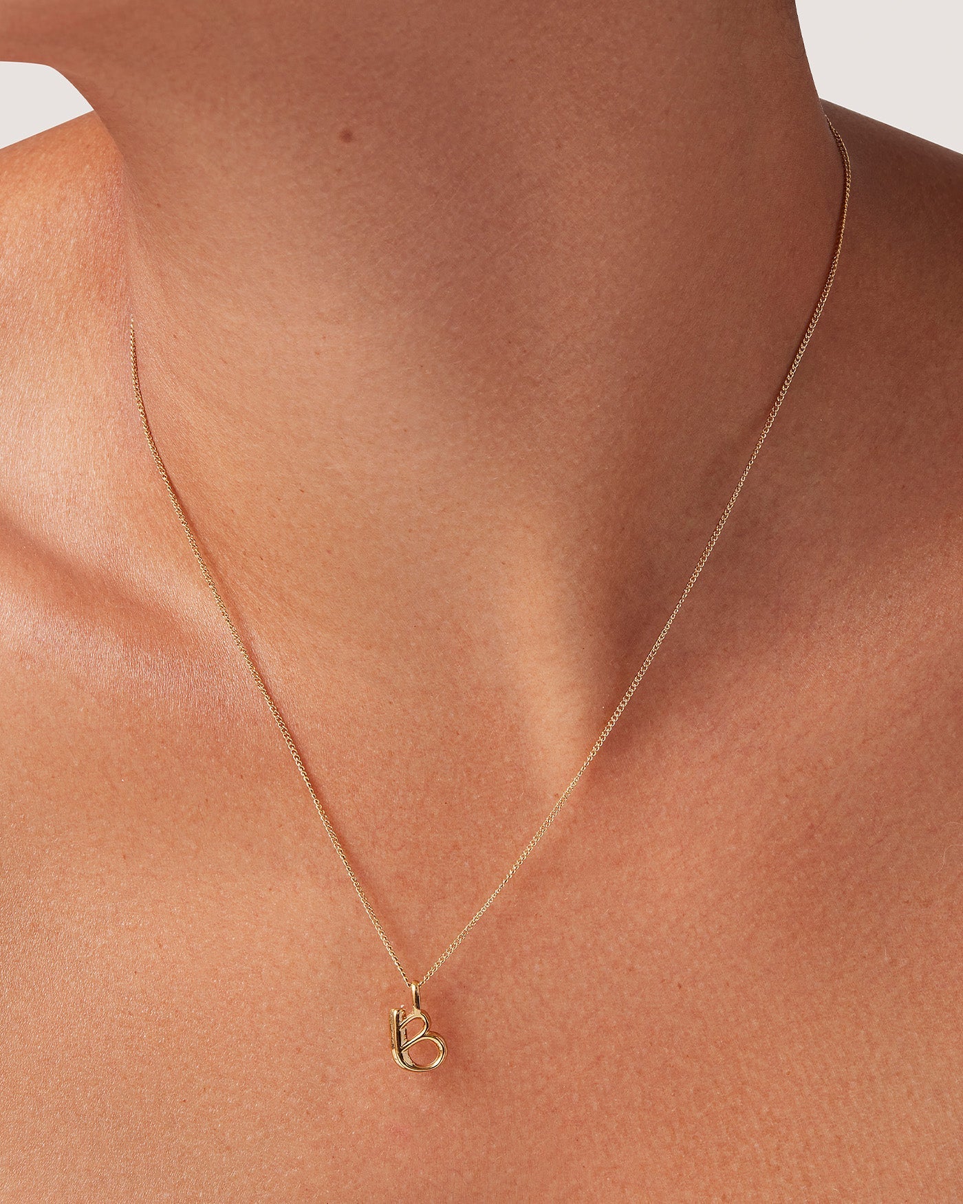 Monogram Necklace - B - Image 2