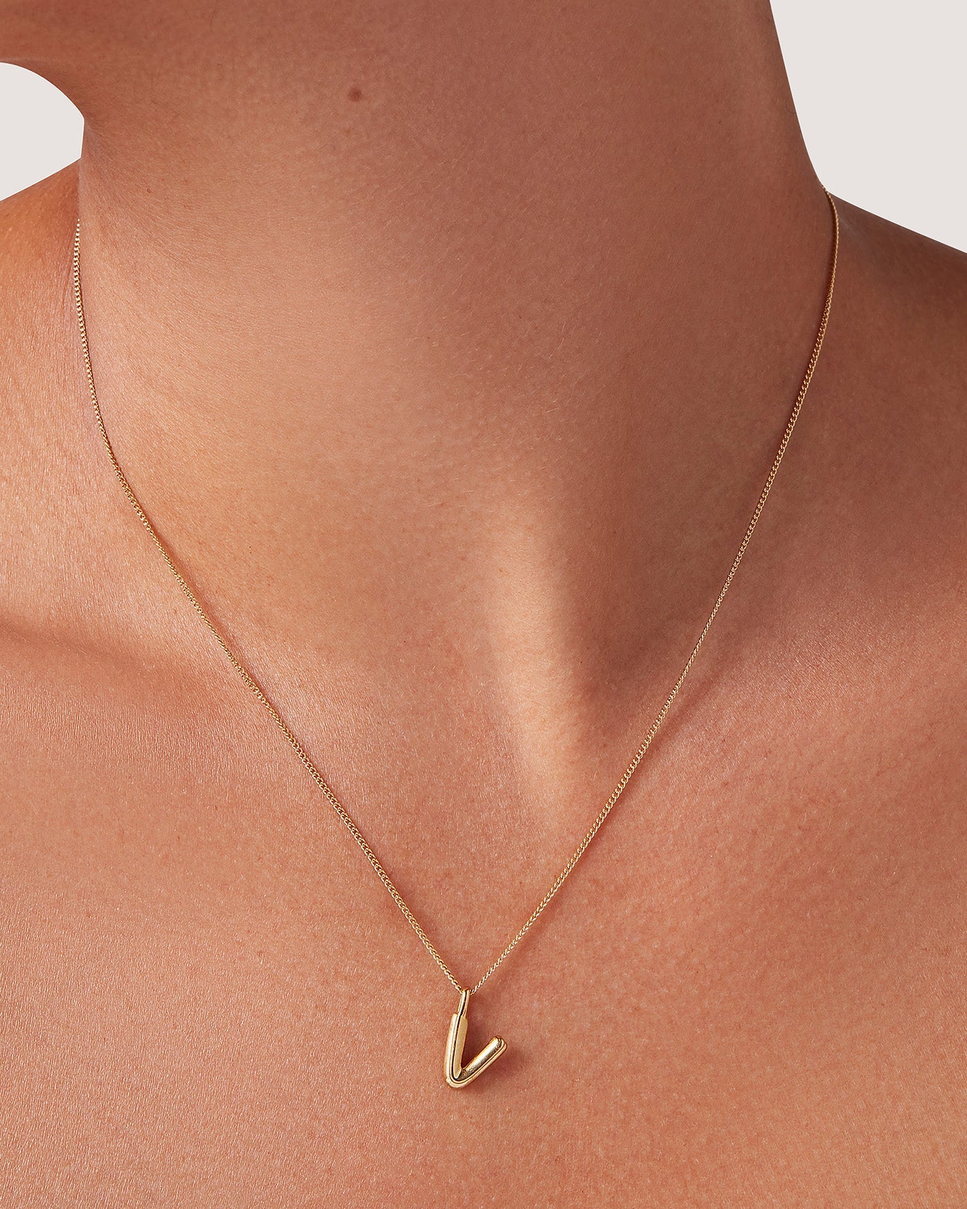 Monogram Necklace - V - Image 2