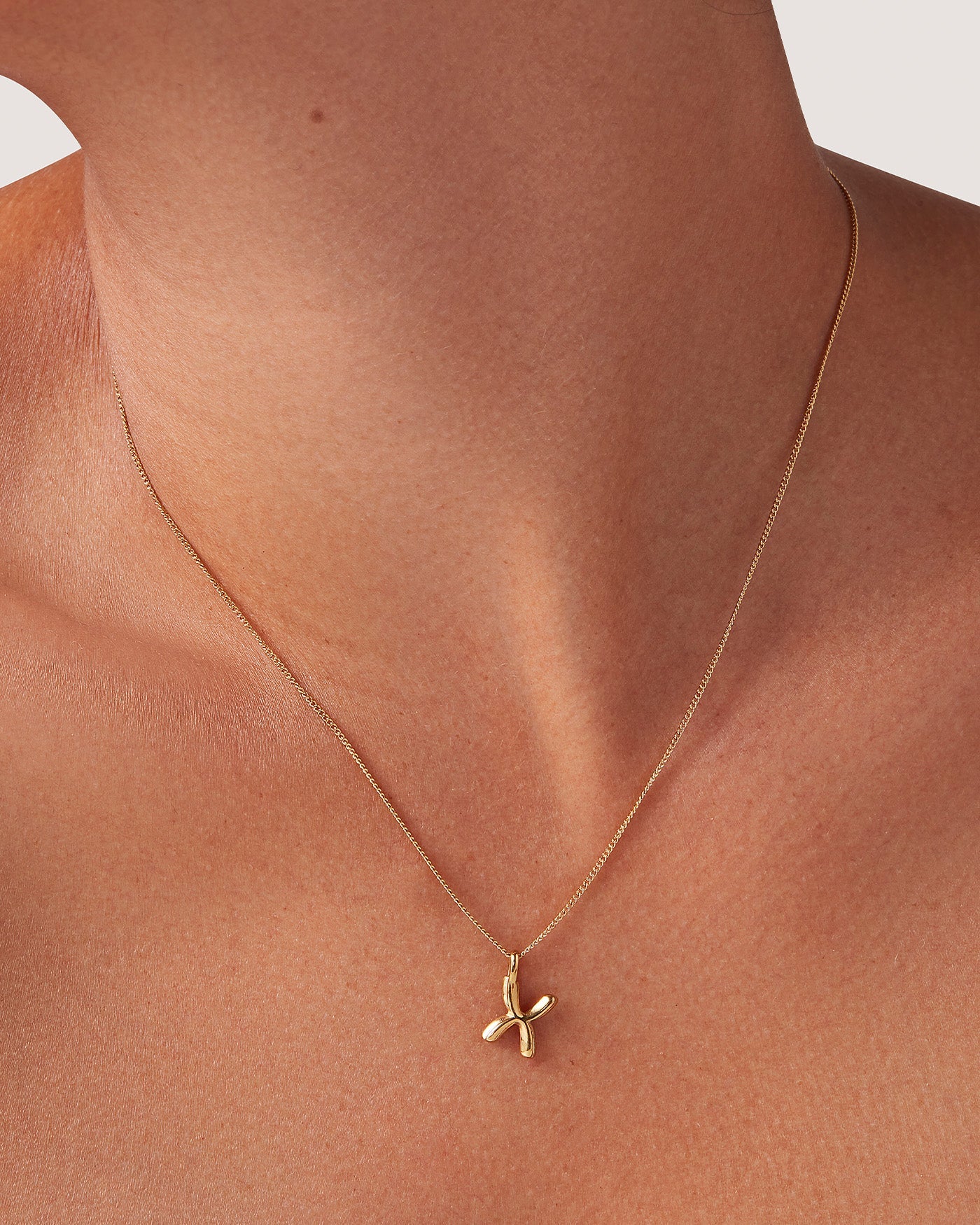 Monogram Necklace - X - Image 2
