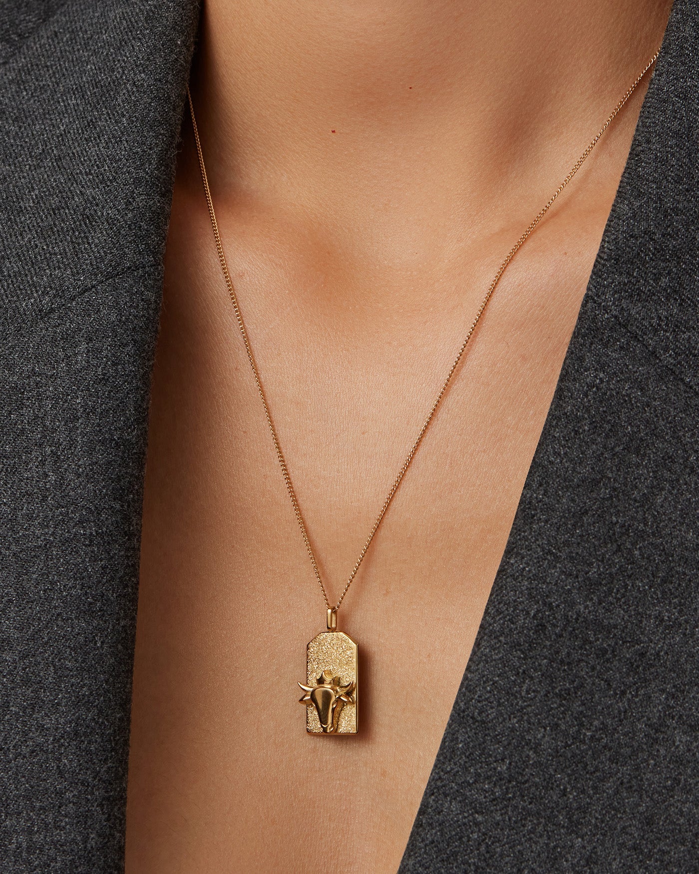 The Taurus Zodiac Pendant Necklace - Image 4